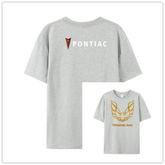 2024 New Summer Men\'s Casual Print T-Shirt Fashion T-shirt Trans Am Men\'s Casual Fashion T-shirt