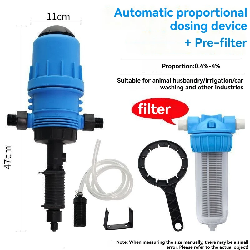 Automatic Dosing Device Irrigation Injector Powered by Water Dosing Pump for Garden Water-Powered Fertilizer Fertilizer Injector