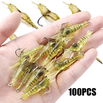 Soft Silicone Shrimp Lures 1