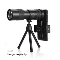 Agnicy New Monocular Mobile Phone Camera 10-300x40mm HD Telescopic Zoom Mini FMC Telescope