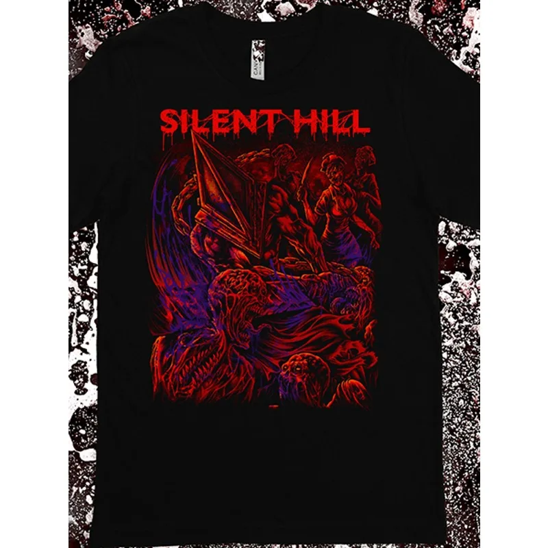 Pyramid Head T-shirt Game Theme T-shirt Summer New Style Suitable for Both Men and Women