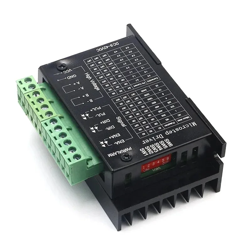 Stepper Motor Driver para cabos de impressora 3D, controlador de roteador CNC, atualização 4A, DC9-42V, TB6600, 1pc