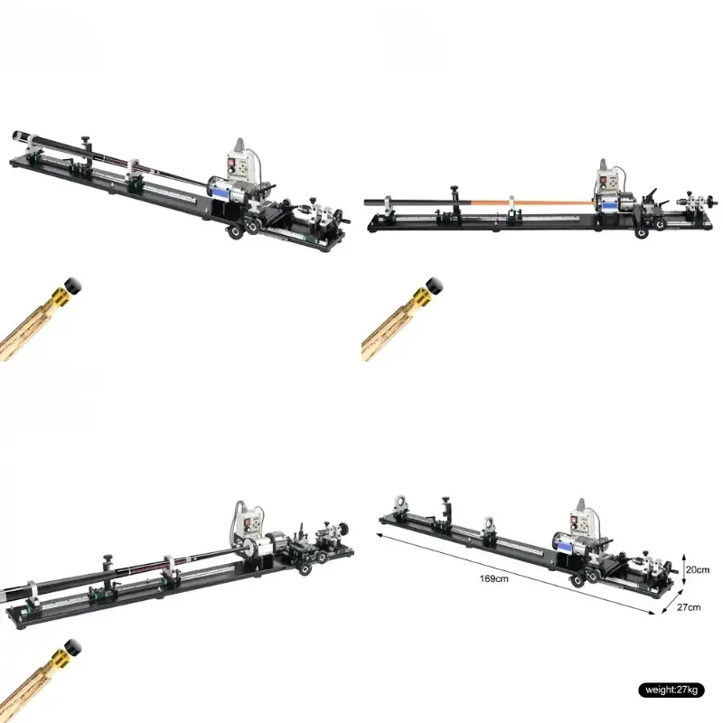 New Manual Lathe Snooker Pool Cue Repair Machine for Billiard Pool Cue Snooker Workshop Model