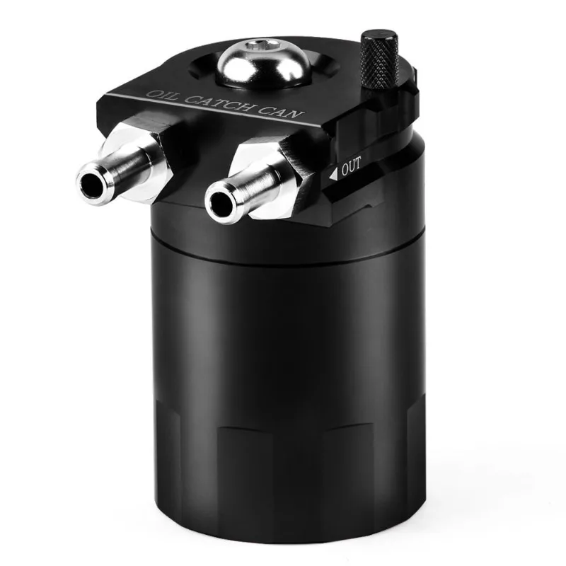 Auto modification accessories, oil breathable pot, exhaust gas recovery pot with air filter steel wire ball, filter pot 300ML