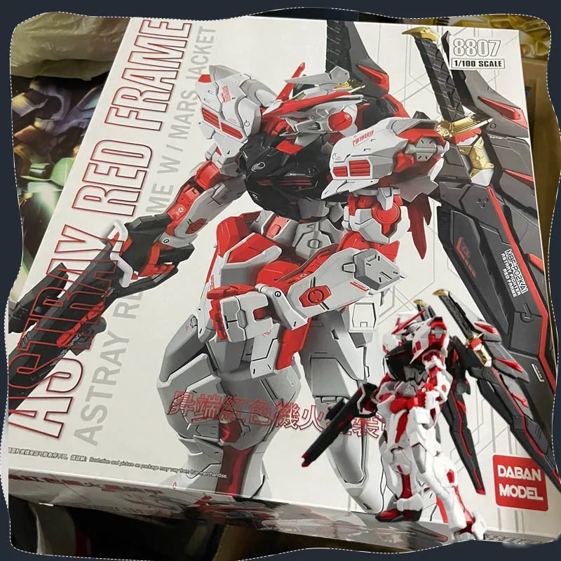 In Stock Daban 8807 Mg 1/100 Assembly Model Kit Astray Red Frame Mars Jacket Reprint Mbf-P02 Action Figure Model Toy Kid Gifts