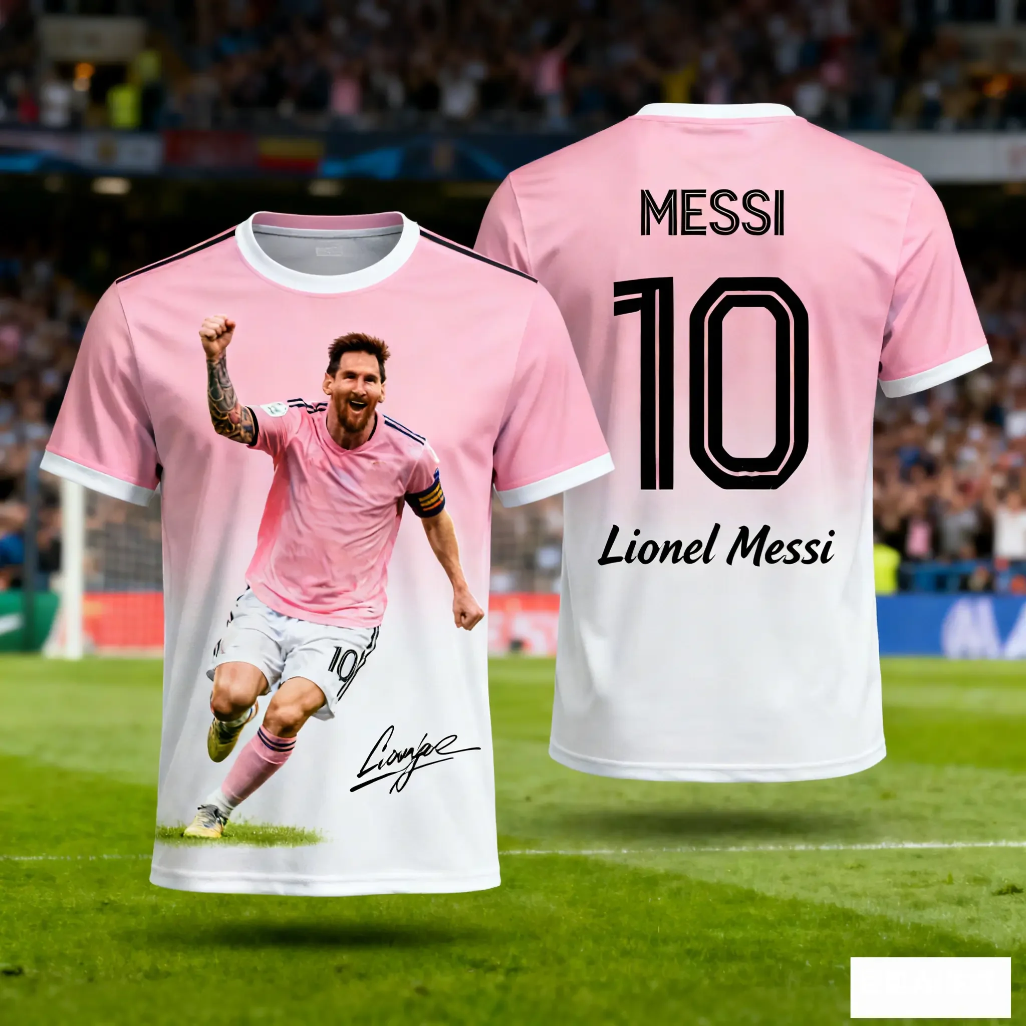 

Мужская модная футболка MESSI 2026: летняя, с графическим принтом Superstar, памятная, повседневная, пляжная, для серфинга