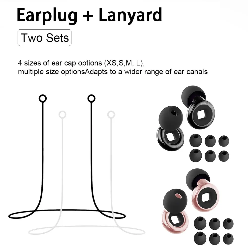Flexible Waterproof Noise Blocking Ear Plugs, Suitable for Aquatic Sports, Rest, Commute, Homework & Workplace