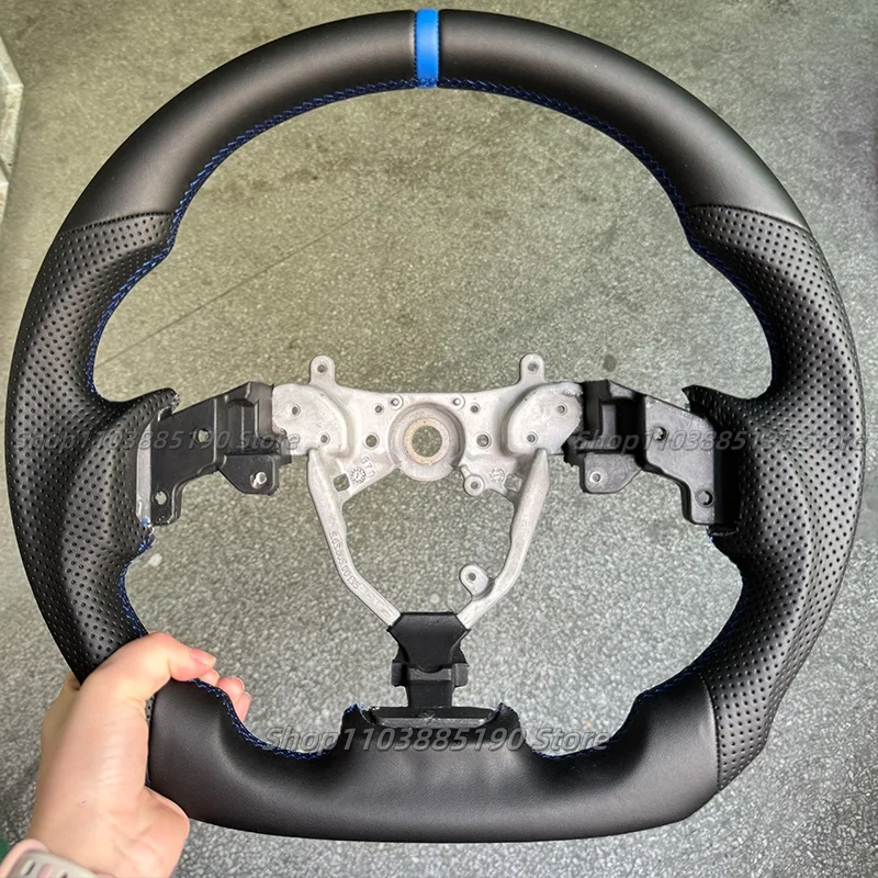 

Full Leather Steering Wheel for Lexus IS IS300 IS350 250 300 350 2006-2012 Blue Top Stripe Lexus Steering Whee Car Accessories