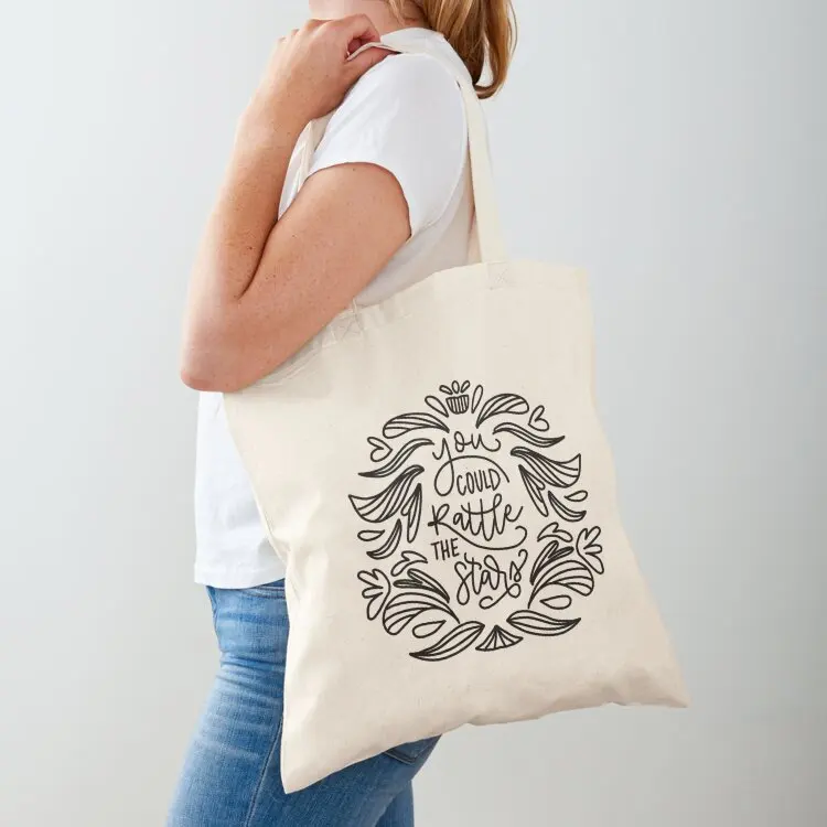 

Throne of Glass- Rattle the Stars Tote Bag Women's shopper bag large tote bag Big women reusable shopping
