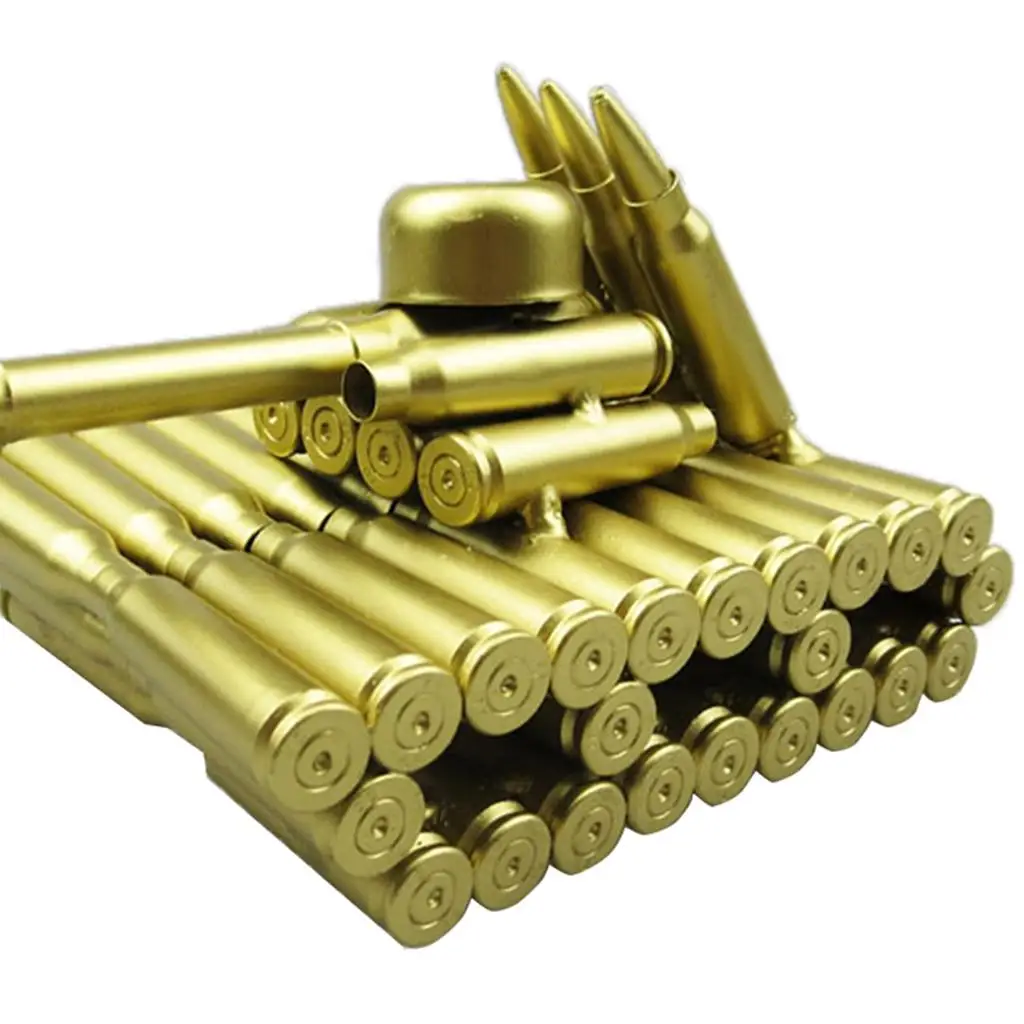 ปลอกเชลล์กองทัพถังงานศิลปะตกแต่งโลหะหัตถกรรมตกแต่งบ้านของขวัญ