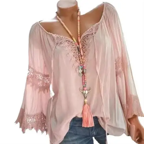 

One oulder Cotton Linen Lace Long Sve irt Busin Gentleman Loose Fit Mid-Length Pure Color Casual Wear for Men