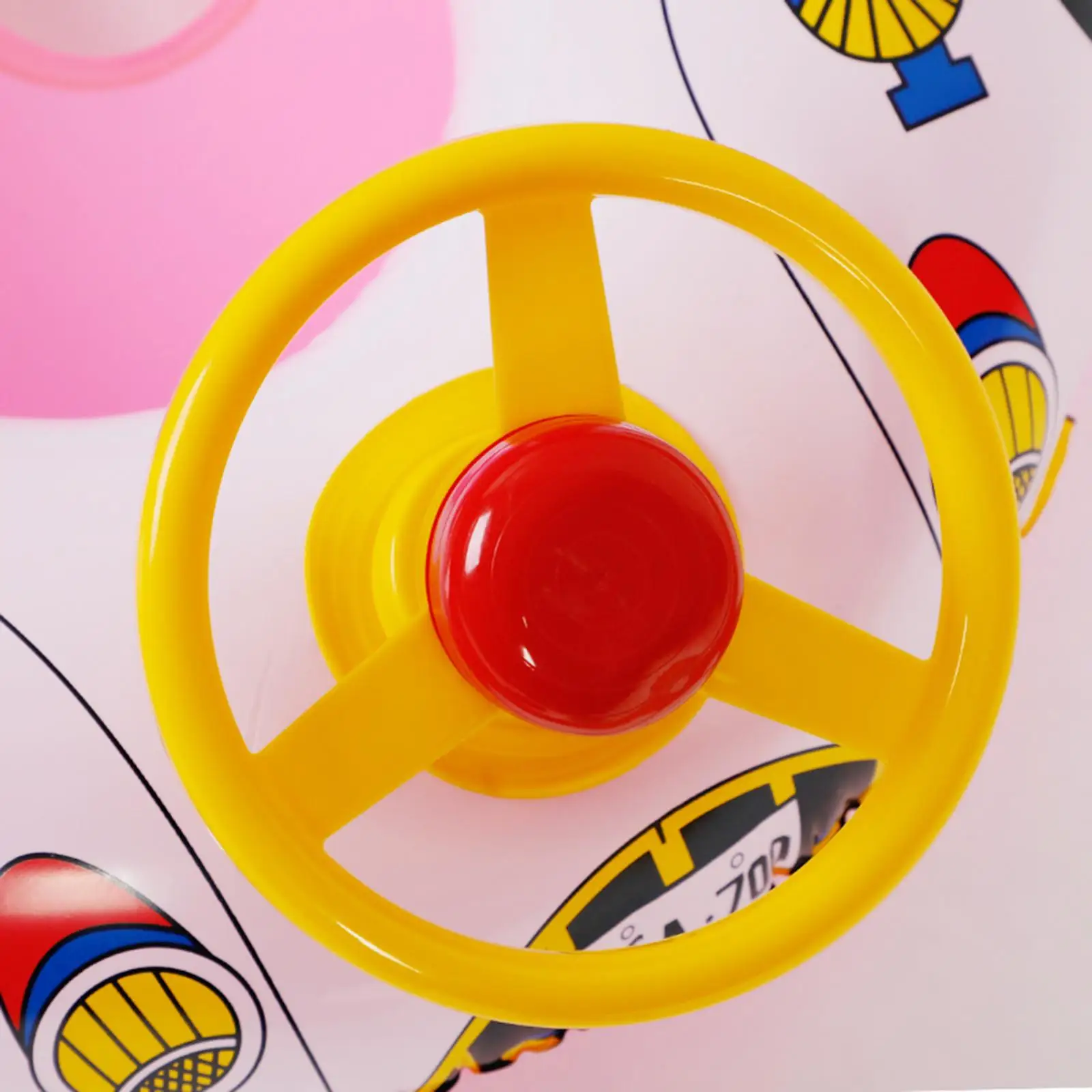 Baby Swimming Rings Inflatable Water Raft with Steering Wheel Toddlers Child Bathing Beach Kids Inflatable Pool Floats Seat