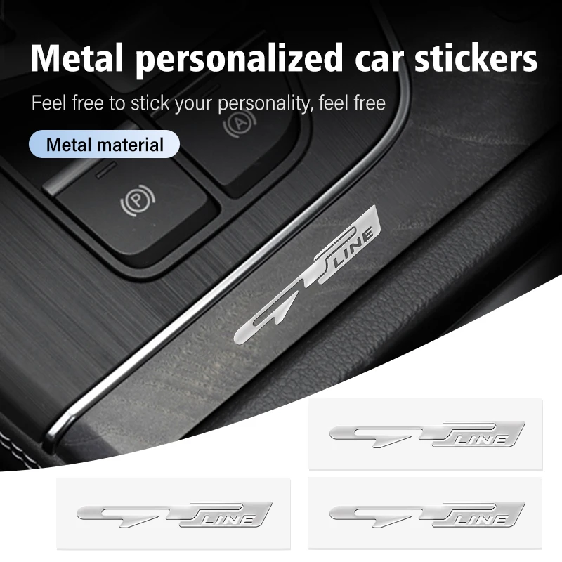 Car Logo Creative Metal Decoration Sticker Personalized For KIA Rio K5 K2 Sportage Ceed Sorento Picanto Stinger Soul