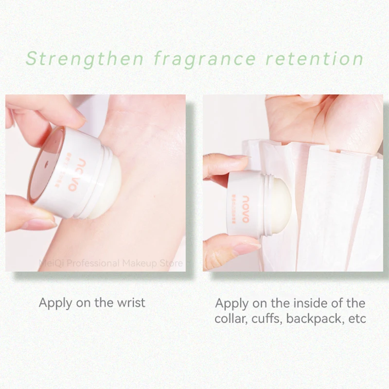 Natural Refreshing Floral Fragrance Deodorant Stick Solid Fragrance Balm Long Lasting Lightweight Fragrance Body Aroma Cream