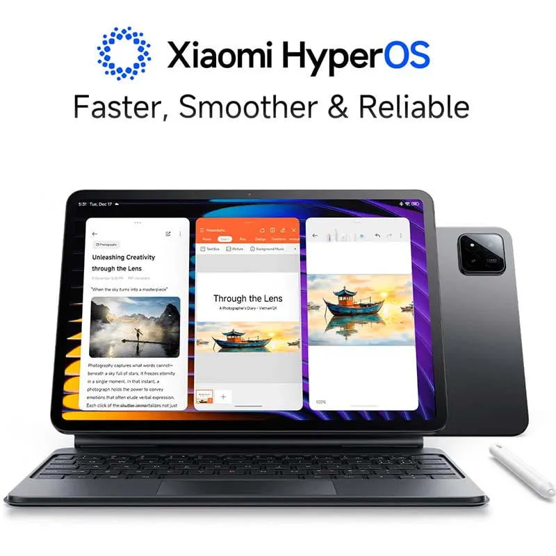 تابلت Xiaomi Pad 7 Pro 8GB/256GB 12GB/512GB كاميرا خلفية 50 ميجابكسل بطارية Snapdragon 8S Gen 3 8850 مللي أمبير في الساعة
