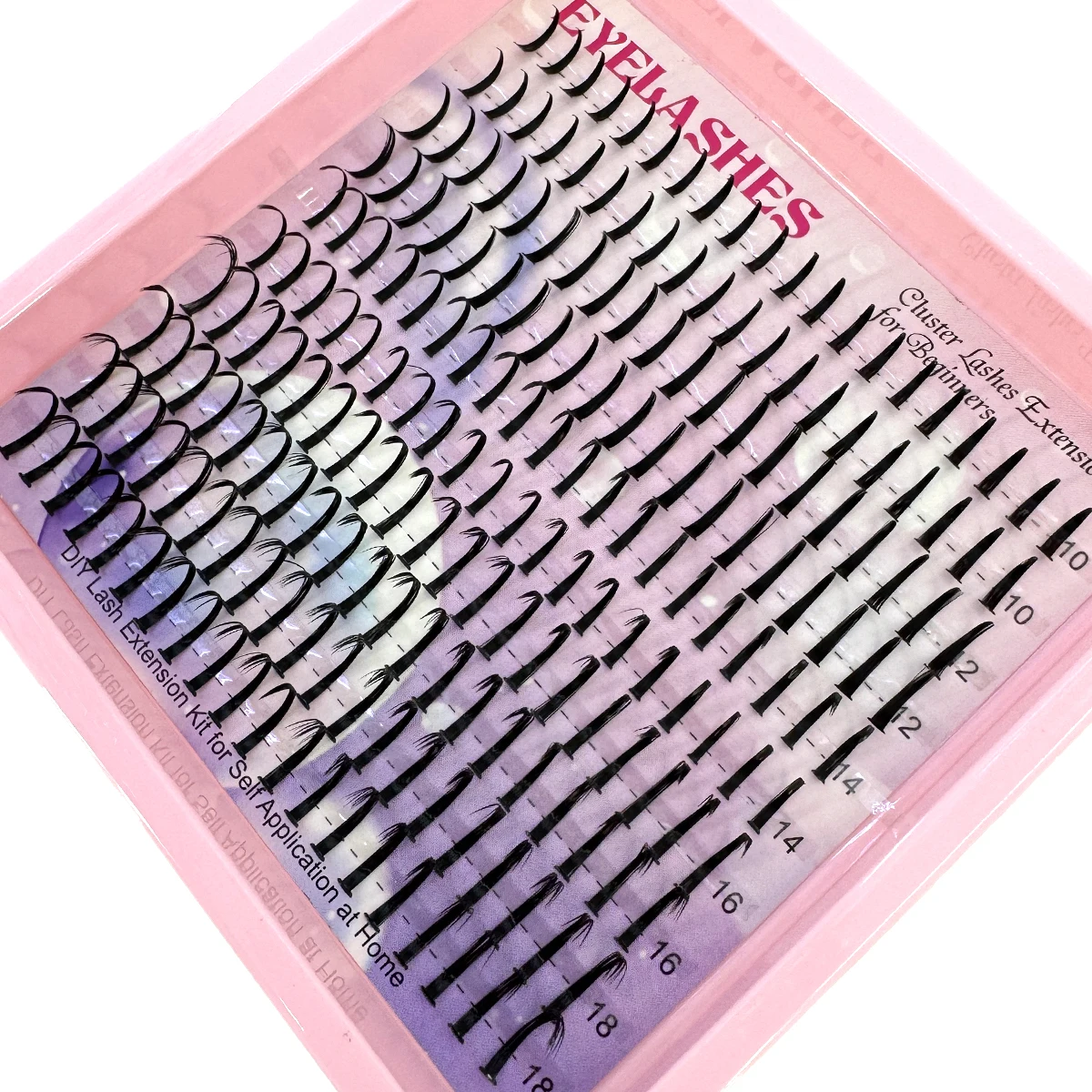 스파이크 속눈썹 속눈썹 클러스터 만화 클러스터 속눈썹 연장 애니메이션 속눈썹 클러스터 속눈썹 개별 DIY 요정 속눈썹 클러스터