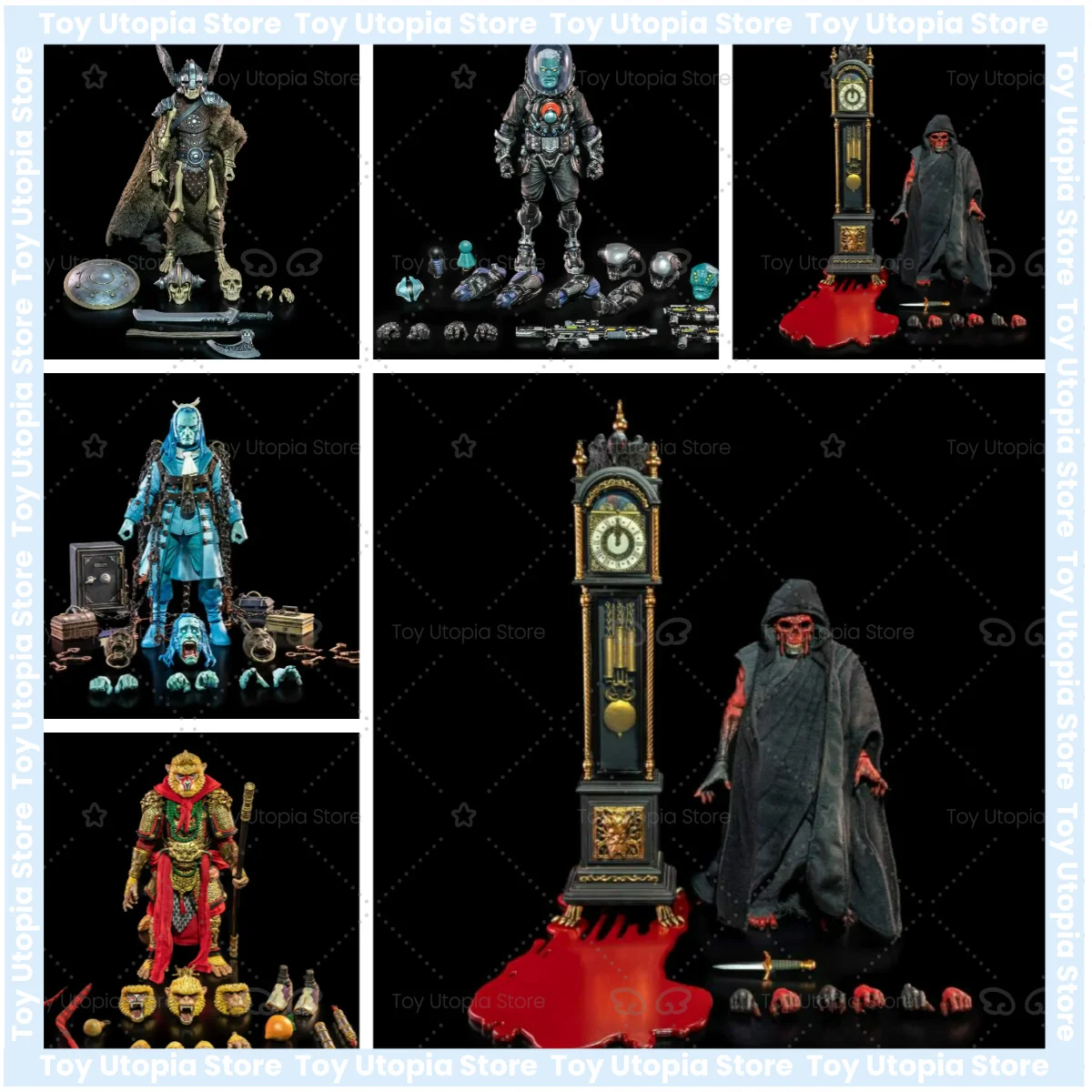 Figura de 7 Polegadas da Four Knights Studio, Escala 1/12, Agente Xie Bo Legião Mítica, Sun WuKong, Jacob Shadow, Modelo de Brinquedo