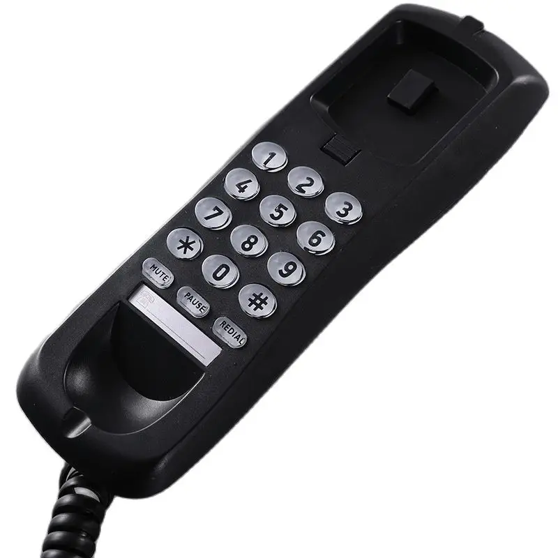 Home Landline Phone Mini Phone Office Telephone Desktop Wired Fixed Telephone for Hotel Office Business Home Desk Phone