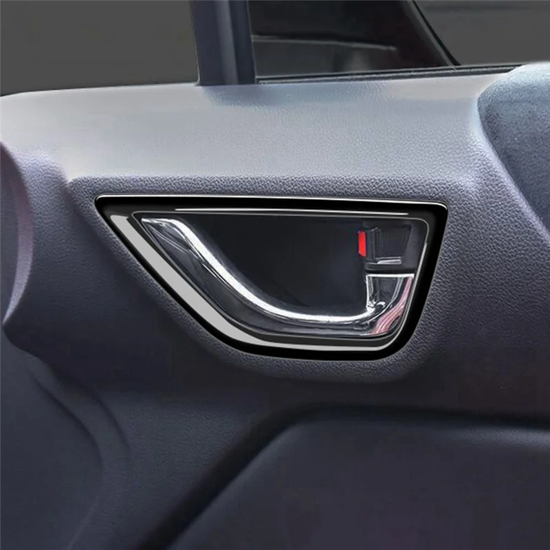 

RHD Bright Black Car Door Inner Handle Frame Decorative Sticker for TOYOTA GR86 Subaru BRZ 2021-2023 Car Interior