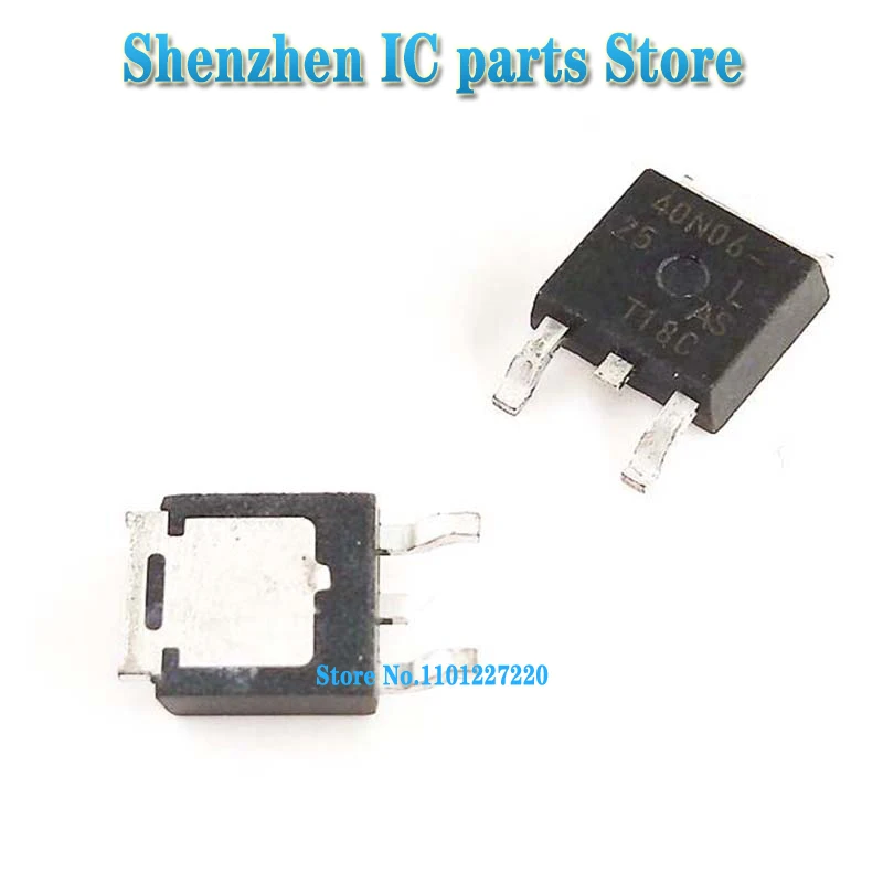 10PCS/lot SUD40N06-25L TO-252 40N06 SUD40N06 40N06-25L TO252 In Stock