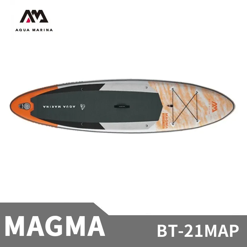 AQUA MARINA MAGMA SUP Inflatable Surf Board 340cm Stable Lightweight EVA Non-slip Sports Stand Up Paddleboard With Safety Rope