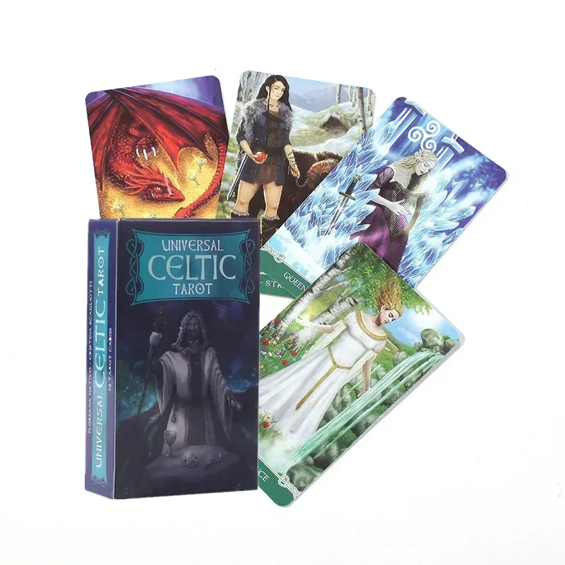 Tarot celtique universel, guidage complet en anglais, carte Oracle du destin, pour fête en famille, jeu de société