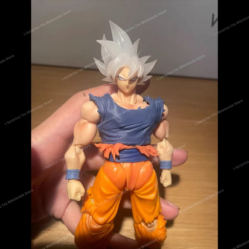 JEsse Custom Dragon Ball Z SHF Super Saiya Ultra Instinct Son Goku Akcesoria do głowy Headsculpt Anime Figurki akcji Zabawki Prezenty