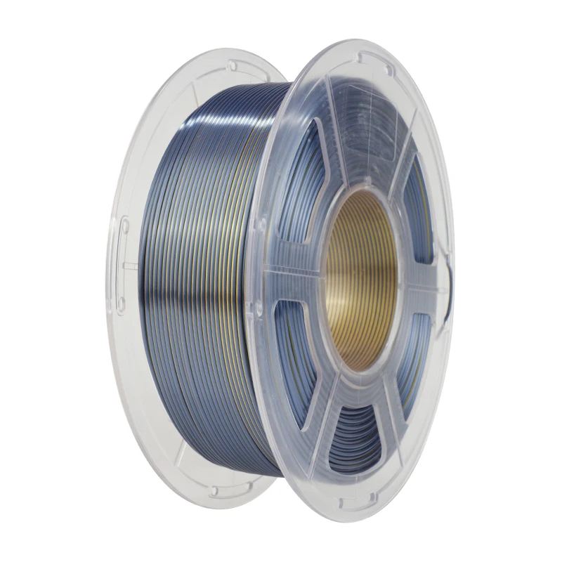 High Quality Dual Color Silk Finish PLA Plus Spool Stable Extrusion Desktop FDM Filament