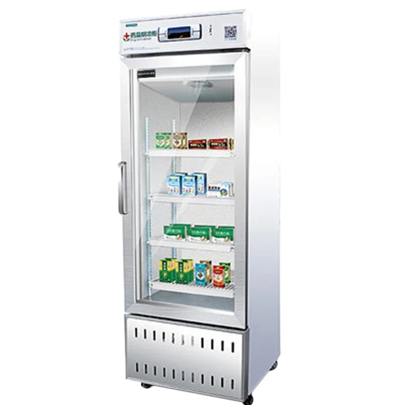 150L Small Medicine Shade Cabinet Commercial Medical Hospital Medicine Display Cabinet Single Door Pharmacy Freezer