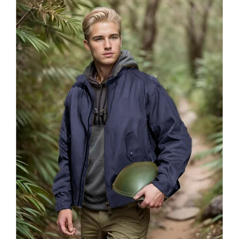 

Spring Autumn New Independent Station Foreign Trade Jacket Solid Color Men's Solid Color Zipper Jacket Temperament Individuality