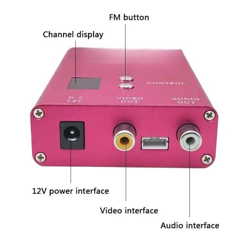Wireless image transmission long-distance through the wall drone transmission audio and video reception transmitter