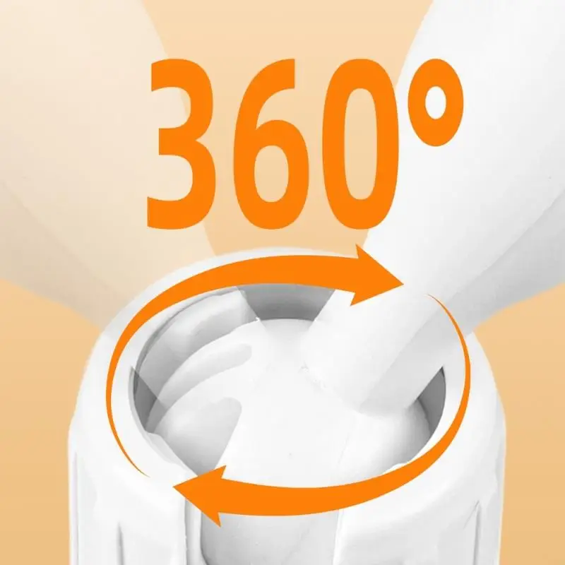 2Pieces E27 Male To Female Lights Bulb Adapter With 180 Degree Flexibility For Illumination Positioning