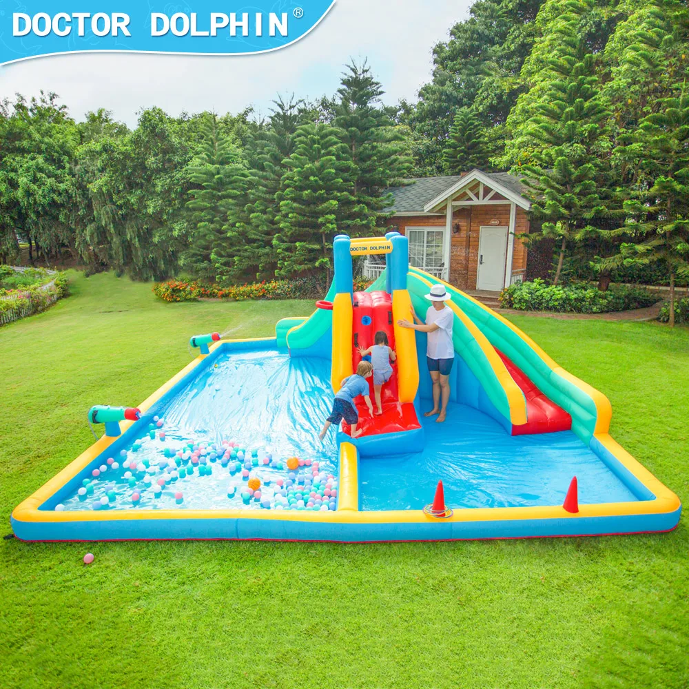 Doctor Dolphin New Product Cheap Happy Toys Playground Jumping Combo Inflatable Bouncer Children Bouncing Castle