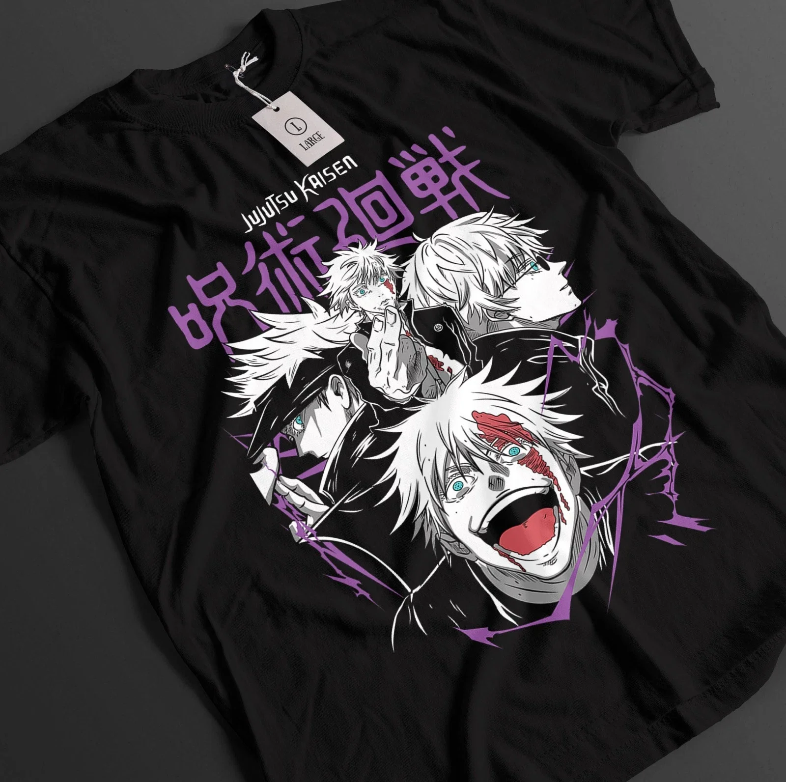 2026 Summer Jujutsu Kaisen Retro Cosplay T-shirt Men's Super Casual Cotton Printed Short-sleeved Unisex Children's Sports Shirt