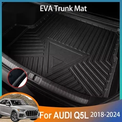 For AUDI Q5L 2018~2022 2023 2024 Accesories Car EVA Rear Trunk Mat Cargo Boot Liner Tray Carpet Guard Cover Waterproof Anti-slip