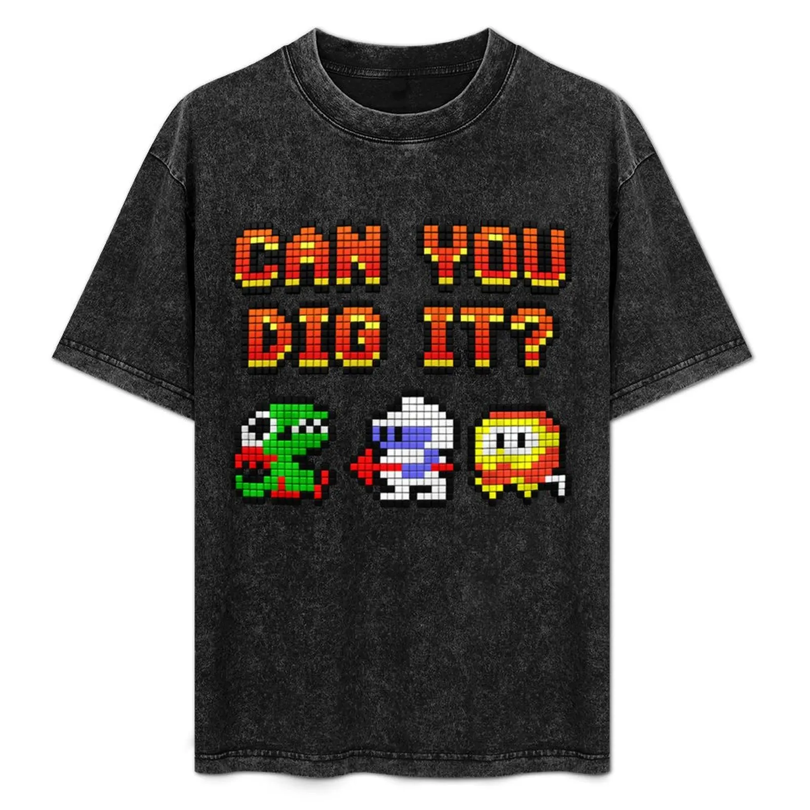 

Лучшая футболка для мальчиков и девочек с принтом Dig Dug на день рождения, спортивная базовая футболка с коротким рукавом