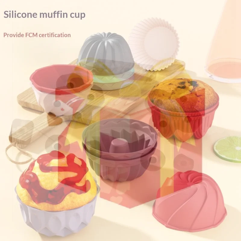 6 Inch Charlotte Cake Pan Silicone Cheesecake Nonstick Round Silicone Baking Mold Cake Molds For Strawberry Shortcake Tart Pie