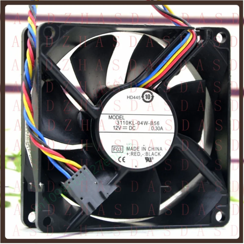 Z for NMB 8CM 8025 12V 3110KL-04W-B56 4-wire temperature control mute cooling fan