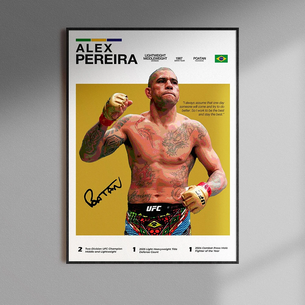 Alvarez Inoue Usyk Poster Famous Boxing Wall Print Legends Fighting Poster UFC Canvas Painting Decor Gym Home Mural Cuadros