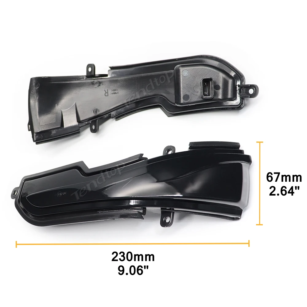 Flashing LED Dynamic Turn Signal Light For Infiniti Q30 Q50 Q60 Q70 For Nissan  Side Mirror Sequential Indicator Blinker Lamp