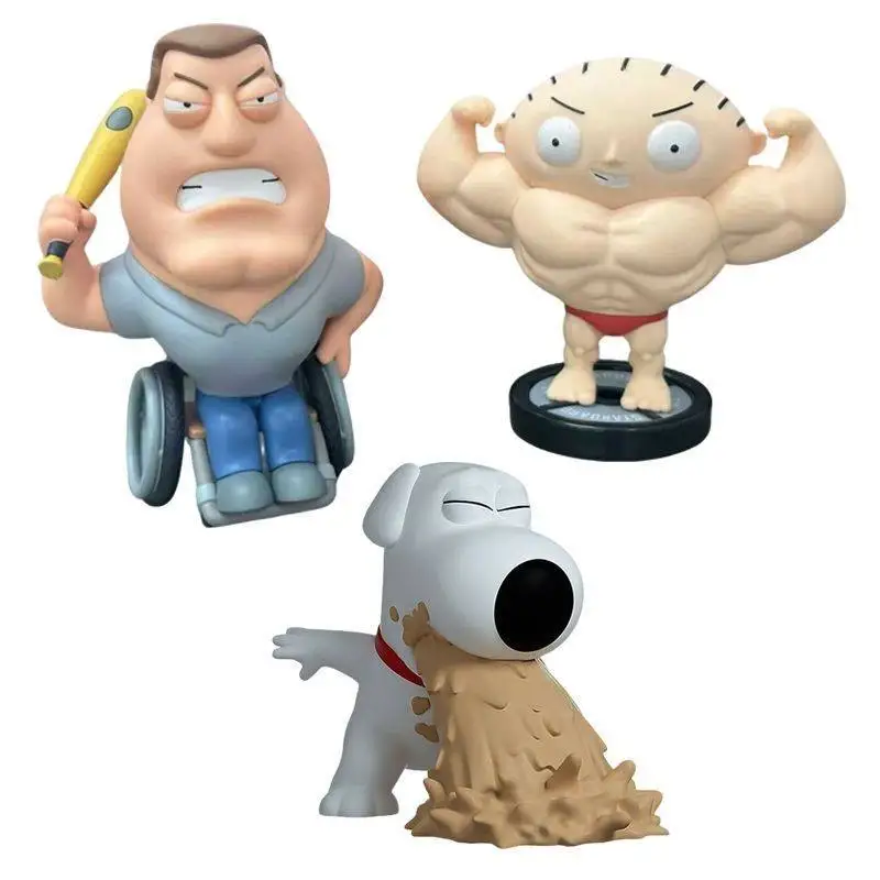 

Аниме-фигурки Youtooz из ПВХ: Семейка Грийвсов (Стюи, Брайан, Джо) в инвалидных колясках – коллекционные модели, украшения, игрушки для фанатов мультфильмов и детей