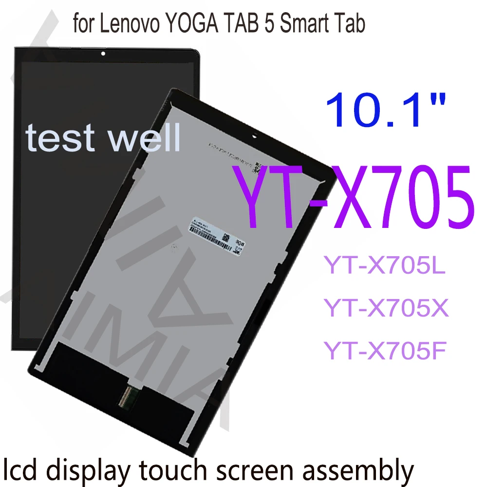 

10,1 "оригинальный для lenovo yoga tab 5 smart tab prc wor yt-x705 yt-x705l yt-x705x yt-x705f ЖК-дисплей с сенсорным экраном и дигитайзером