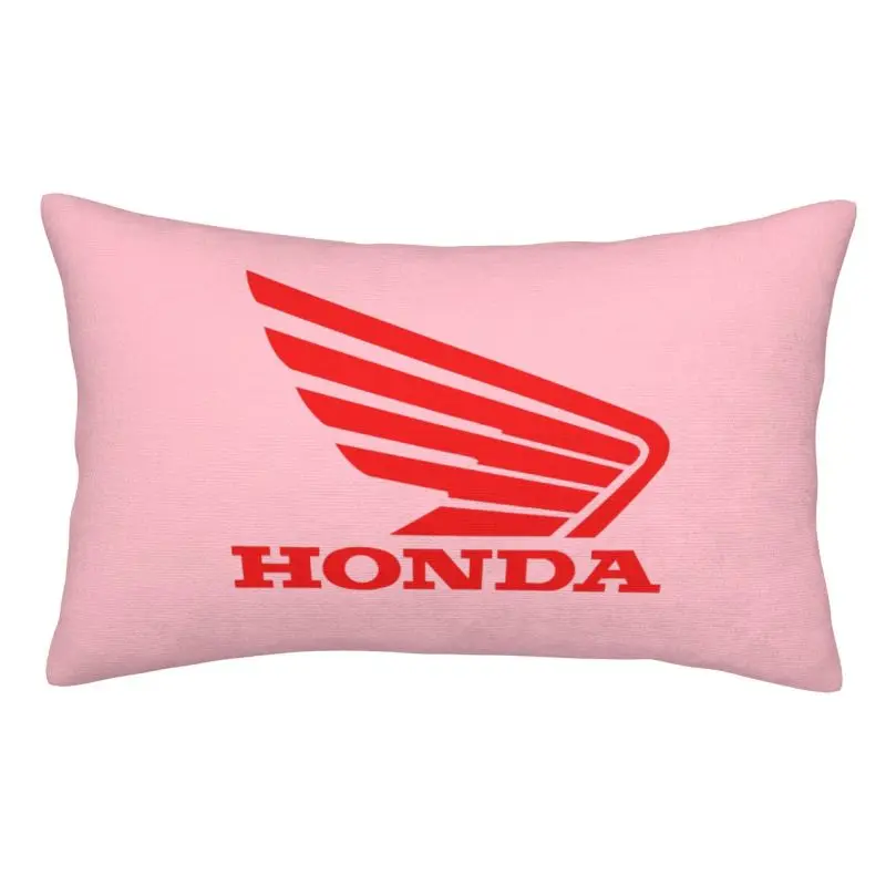 Custom Motorcycle-Hondaes Motor Modern Pillow Cover Cushions Cover for Bed Sofa Rectangle