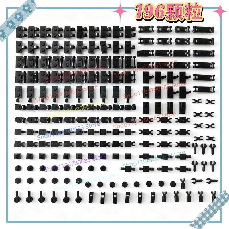 

MOC Building Block Accessory Pack Compatible with Clips and Joints Assemble, Connect, and Build Toys with Free Combination