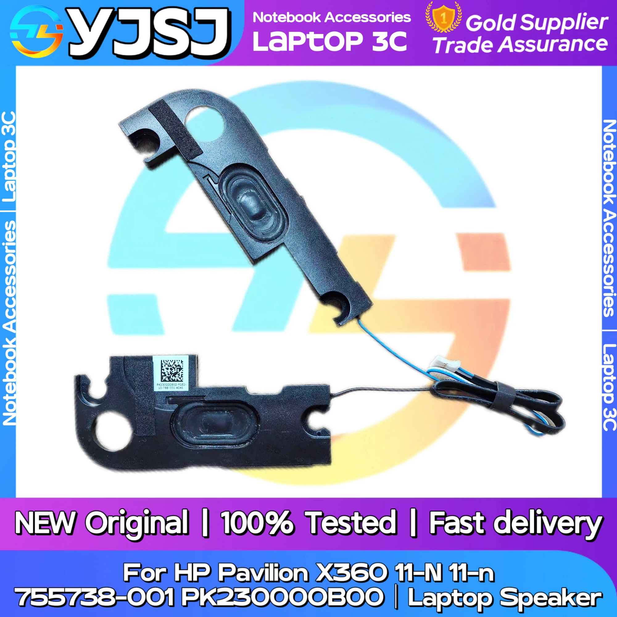 

New Original Laptop Notebook Speaker For HP Pavilion X360 11-N 11-n built-in left and right speaker horn 755738-001 PK23000OB00