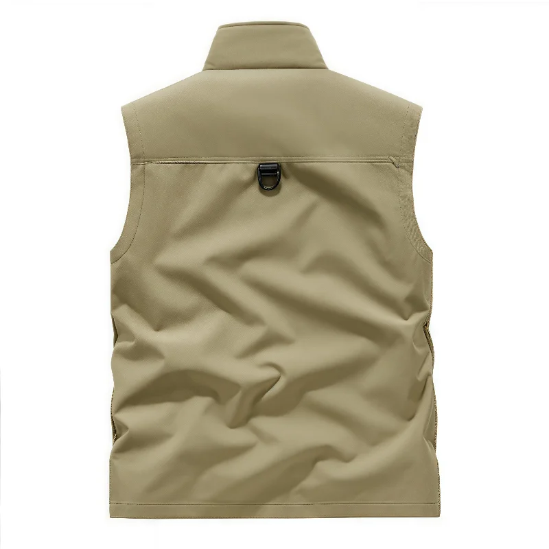 Multiple Pockets Outdoor Fishing Vests Spring Autumn Windproof Waterproof Waistcoat High Quality Mesh Breathable Waistcoat