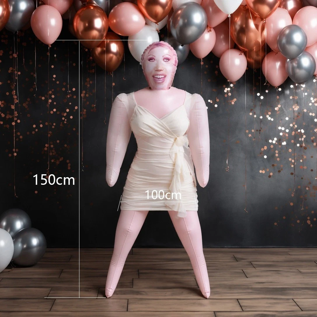 Life Size Inflatable Doll Bachelor Party Halloween Gags Christmas Gift Blow Up Doll Only Doll No Clothes