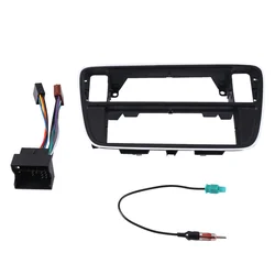 Kit de arnés de antena para salpicadero de coche, marco de Panel de Radio, Fascia, Din único, para Volkswagen Up, Skoda, Citigo, Seat Mii 2012