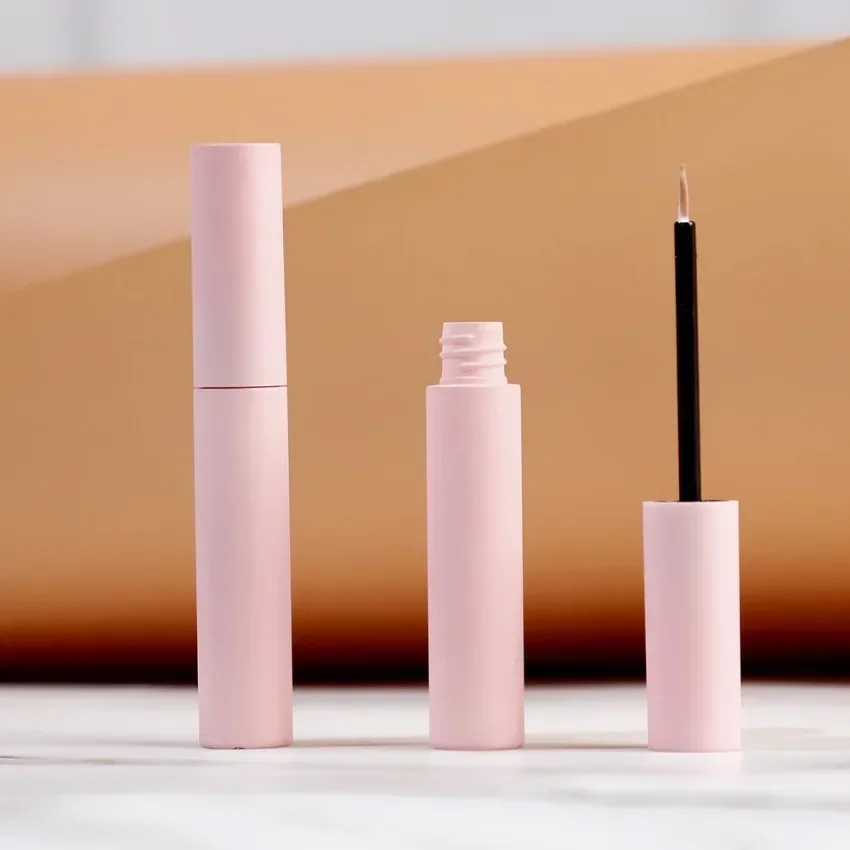 Pink Tube False Eyelash Glue Private Label Long Lasting Waterproof Firm Natural Softy Custom Logo Makeup Wholesale Cruelty Free