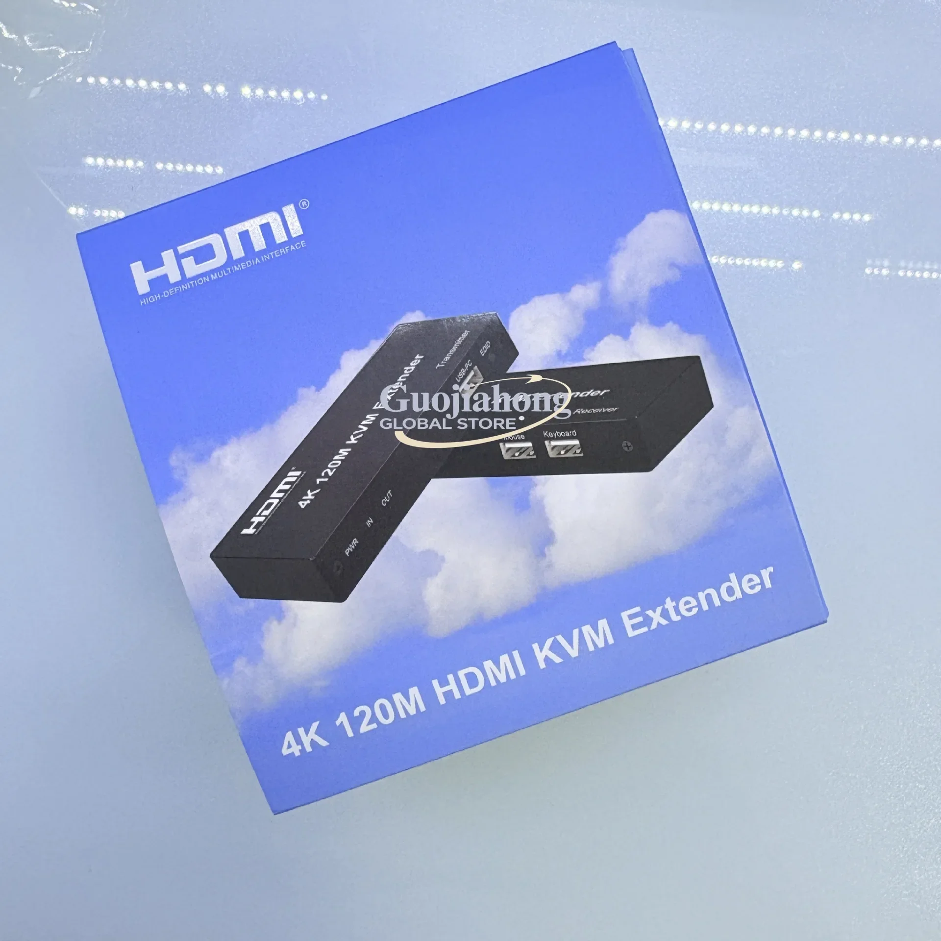 

2026 HOT 4K120M KVM extender, network cable to high definition with USB keyboard and mouse control, audio separation, ing